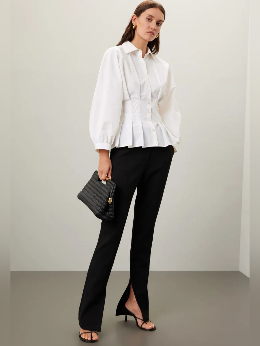 Natori Techno Poplin Top Women Size 4